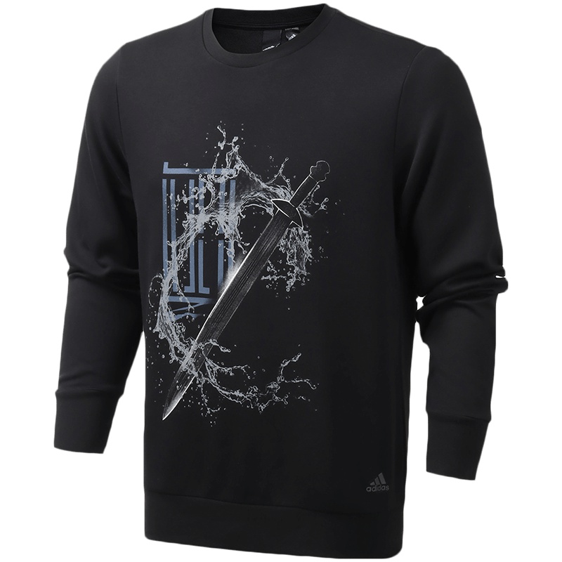 阿迪达斯男服卫衣WJ CREW运动型格休闲服装FK4483