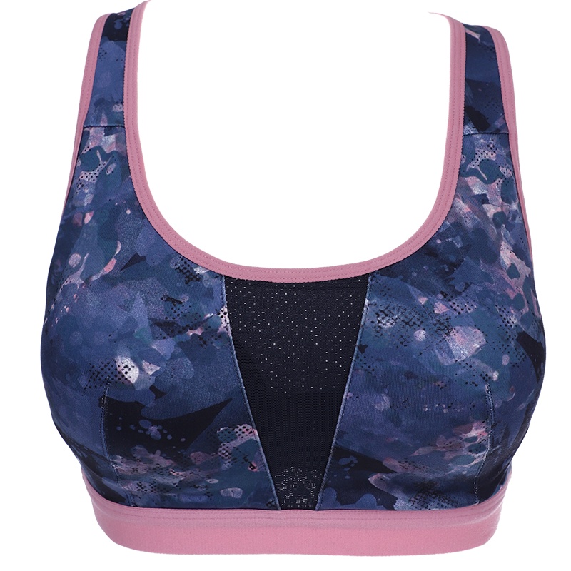 依曼丽大码运动内衣女 聚拢大胸防下垂一体式定型文胸瑜伽背心