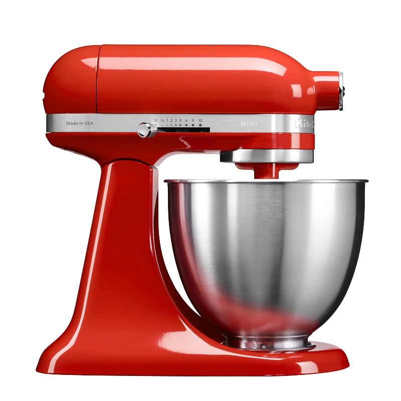 凯膳怡(KitchenAid) 3.3L抬头式厨师机 5KSM3311XCHT 暖红橘 面团搅拌机