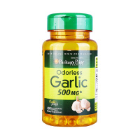 [2瓶]普丽普莱 无味蒜精软胶囊500mg100粒美国原装进口大蒜精华