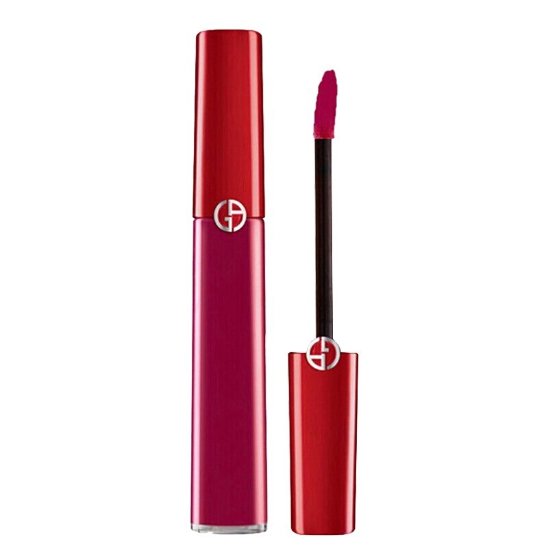 【专柜正品】阿玛尼（ARMANI）口红 滋润臻致丝绒哑光红管唇釉 红管502# 酒红宝石