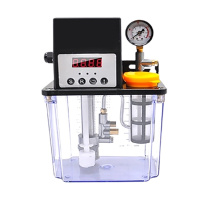 全自动润滑泵220V电动古达注油器数控车床导轨加润滑油活塞电磁加油壶 2升双显带表_两年换新_