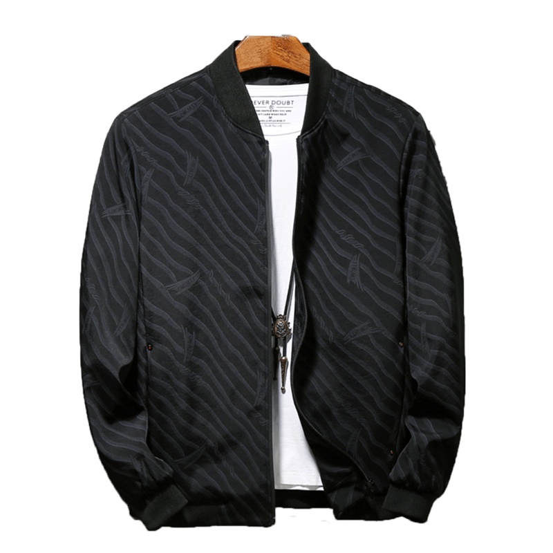 北极绒男士夹克2019秋季新款中青年男装百搭商务休闲夹克外衣