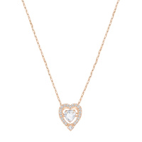 Swarovski施华洛世奇心形跳动的心水晶项链5284188/5284190