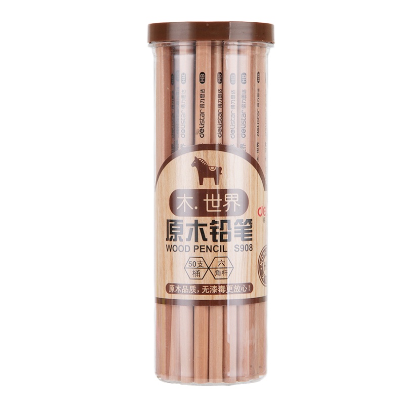 得力 中华铅笔HB 12支一盒(25盒装)