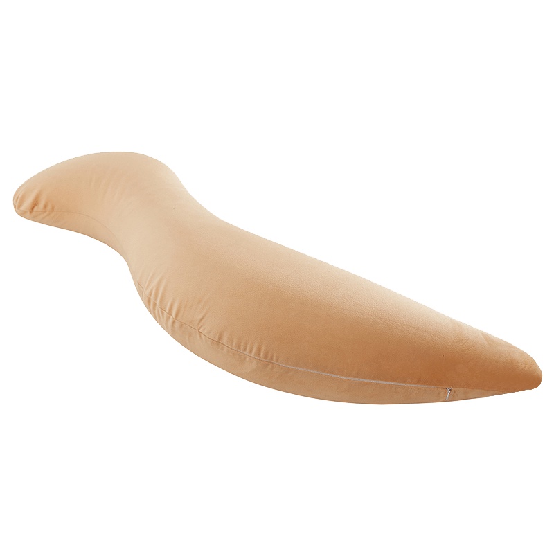 北极绒(Bejirog) 泰国进口天然乳胶抱枕头乳胶枕芯侧睡多功能枕睡觉侧卧枕大号海马抱枕 105*25*16cm