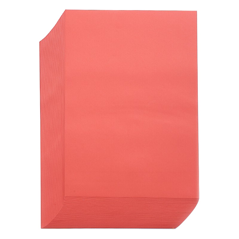 晨光(M&G)APYVPB0239深红色复印纸2包 A4/80g/100张打印纸 彩色手工折纸 千纸鹤纸 儿童剪纸