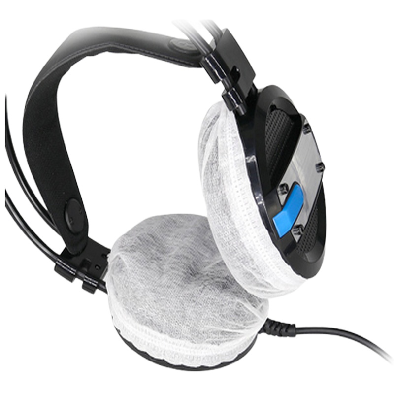 一次性耳机套无纺布耳罩防汗防尘罩头戴式耳机套独立包装卫生50个/包