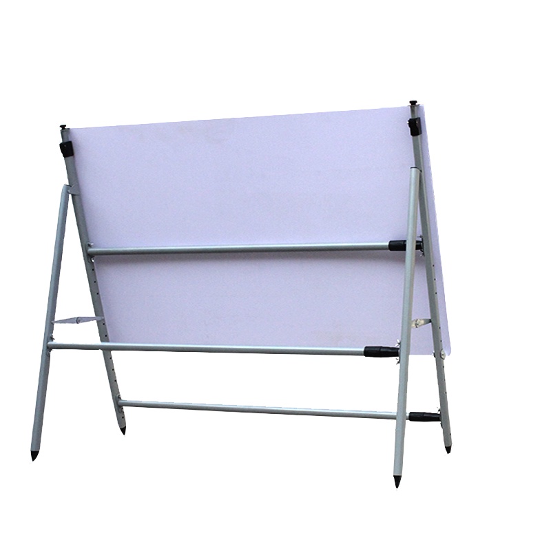 得力 超卡展板大型展板架子海报活动宣传栏广告牌展示架立式落地式 0.6 * 0.8