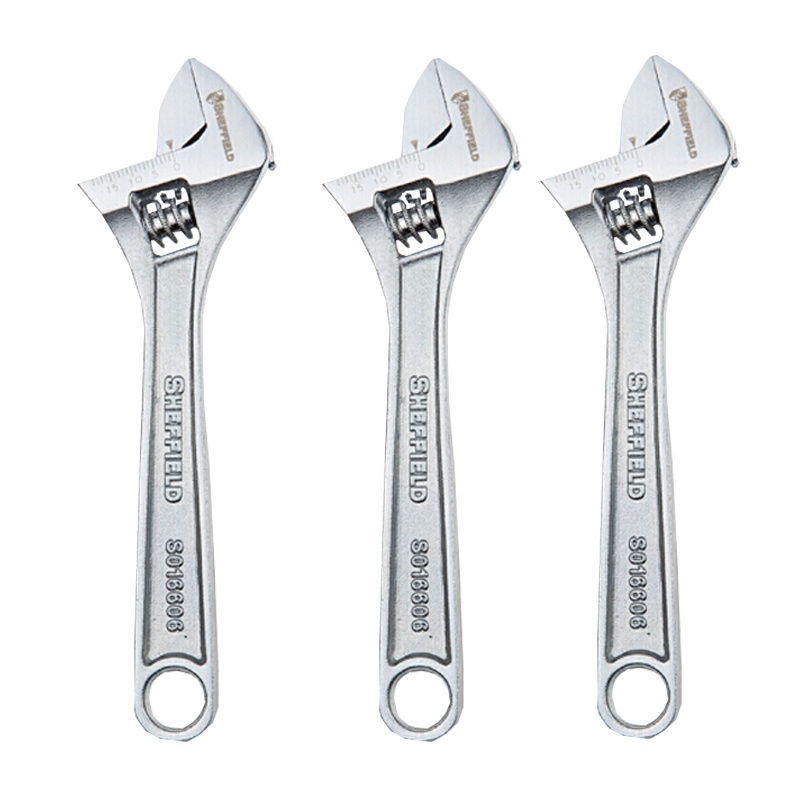 钢盾 重型铬钒钢活扳手 6" S016906