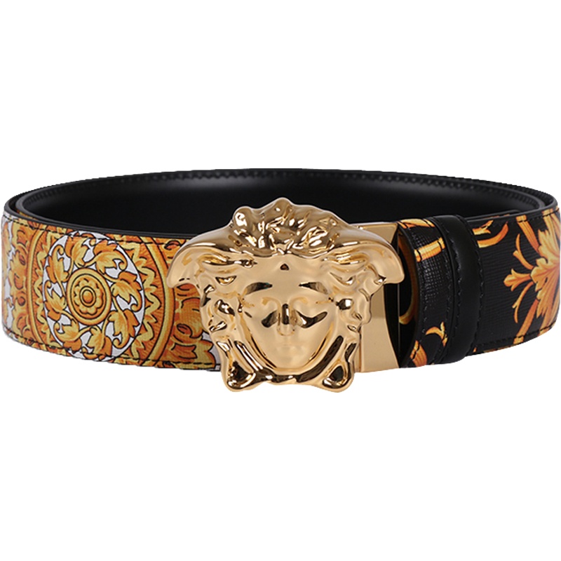 Versace 范思哲 男士皮革板扣式双面皮带腰带 DCU6705 DVTSA8