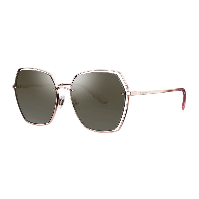暴龙BOLON太阳镜女款眼镜多边形墨镜 BL7055