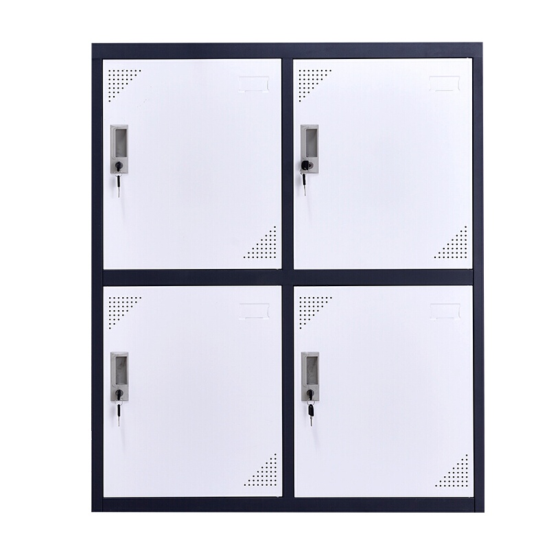 苏美特更衣柜矮柜办公柜储物柜学校学生书包柜存包钢制铁皮柜文件柜鞋柜档案柜茶水柜四门矮柜