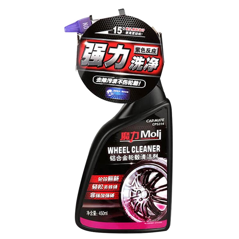 快美特(CARMATE)CPS314铝合金轮毂清洗剂清洁剂汽车轮毂翻新铁锈泛黄清洗剂钢圈除锈车身铁粉去除