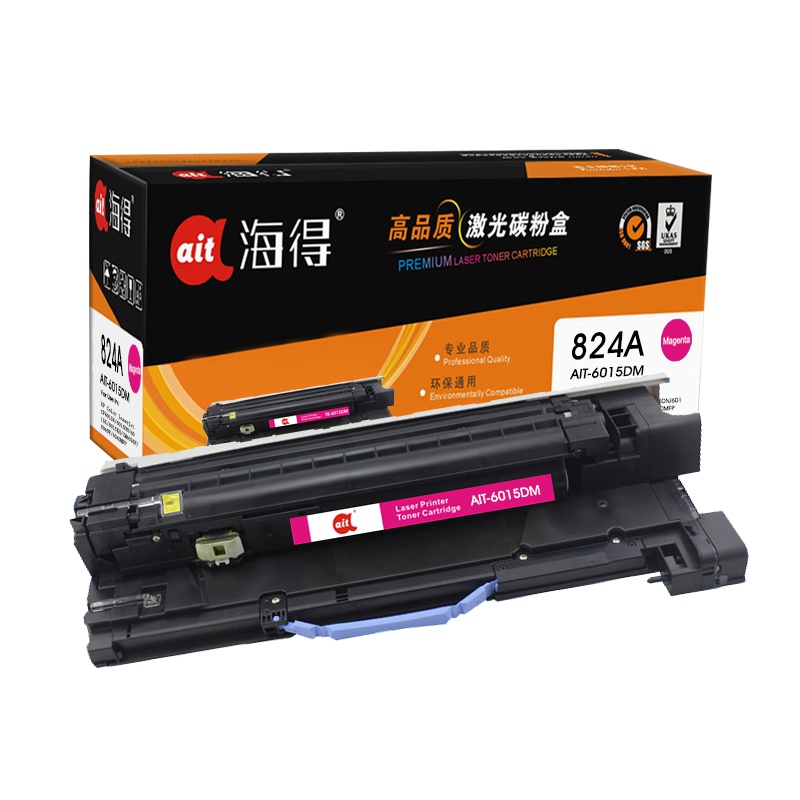 Ait海得 CB387A硒鼓 专业版 AIT-6015DM红色 hp824A适用惠普CP6015X CM6030 604