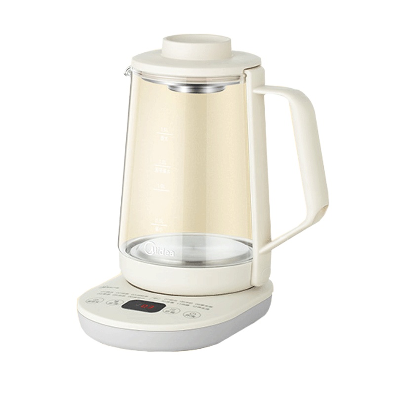 美的(Midea)养生壶 电水壶烧水壶煮茶器煮茶壶 美的美居APP互联 黑茶恒温水壶MK-Y71A智能预约1.5L配滤网