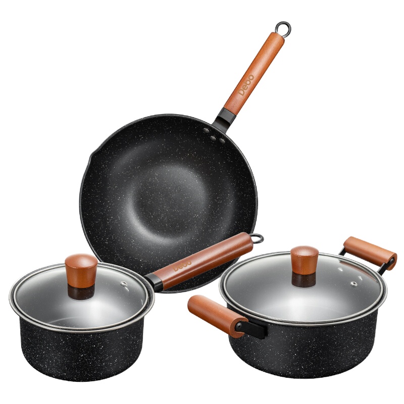 Debo德铂DEP-725尼古拉斯锅具套装不粘炒锅汤锅奶锅三件套 单套装