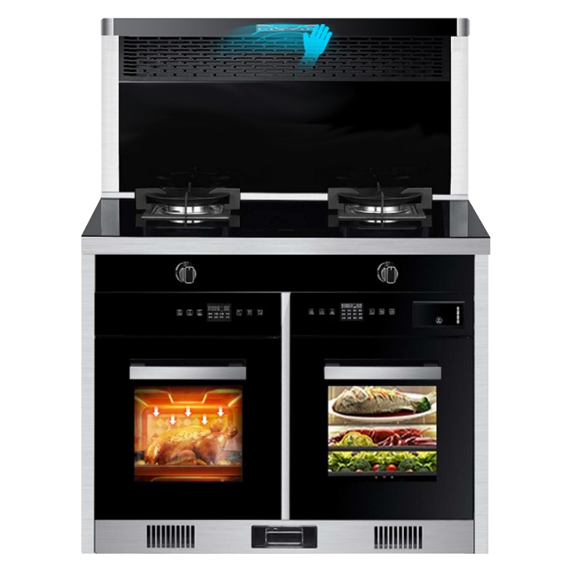 SAST/先科集成灶家用智能变频下排式烟灶消蒸烤一体自清洗环保灶洗碗机一体 ZKW-6 天然气