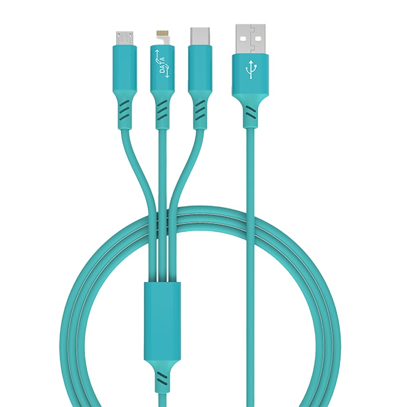 乐默 TPV一拖三数据线 LCB-151 通用三头接口充电线（单位：条）