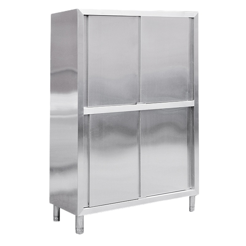 今创三门碗柜304不锈钢三面带孔碗柜