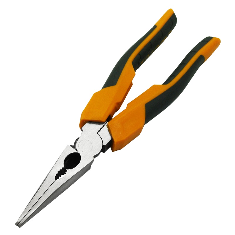 takama（高松）104200 8英寸偏芯省力尖嘴钳多功能夹持类工具尖口钳尖咀钳电工断线钳铬钒钢