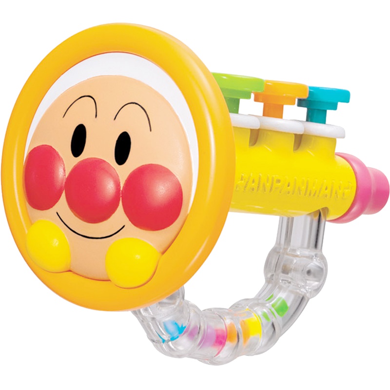 面包超人ANPANMAN婴儿小喇叭手摇铃玩具 9个月以上适用