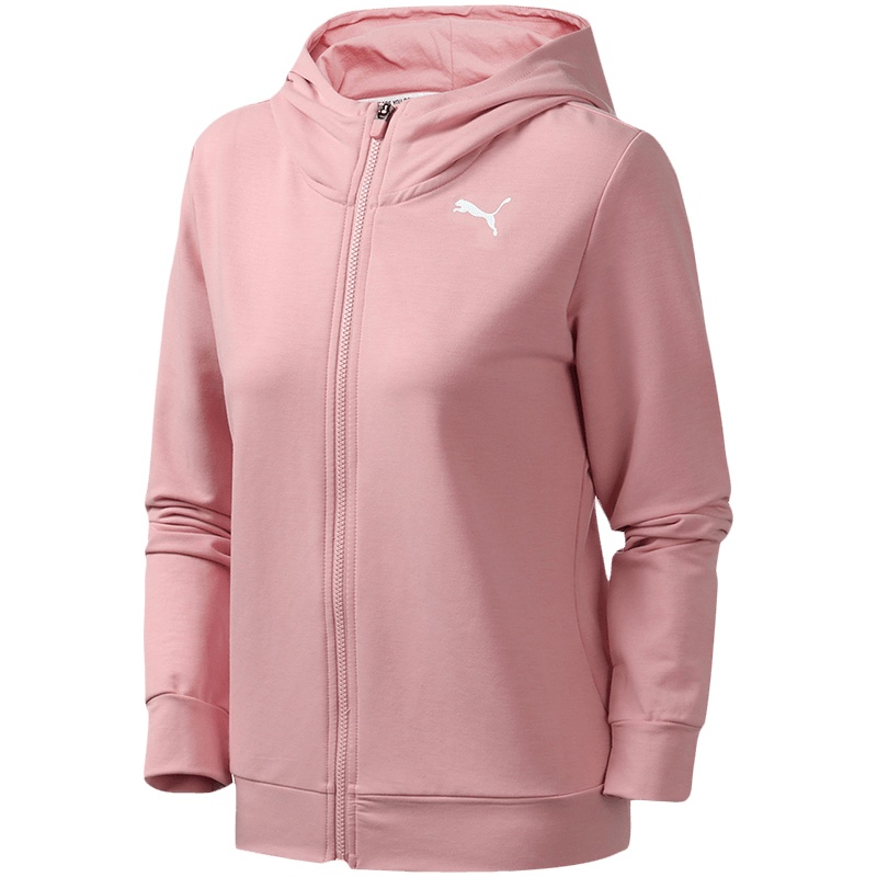 PUMA彪马女装跑步训练运动服连帽针织外套夹克581044