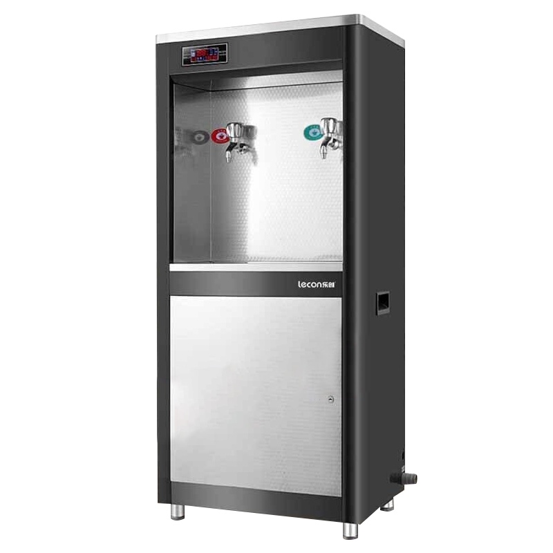 乐创(lecon)商用开水器 学校公司工厂大型不锈钢饮水机 柜式一开一温 LC-J-ZY01
