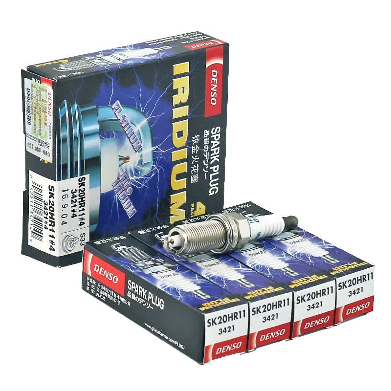 电装(DENSO)铱金.原配火花塞SK20HR11适用于皇冠/锐志/汉兰达/标致/雪铁龙(单支装)