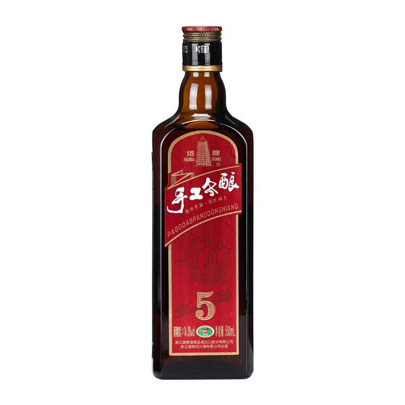 塔牌五年手工冬酿 14度 500ml瓶装 半干型 手工酿造黄酒