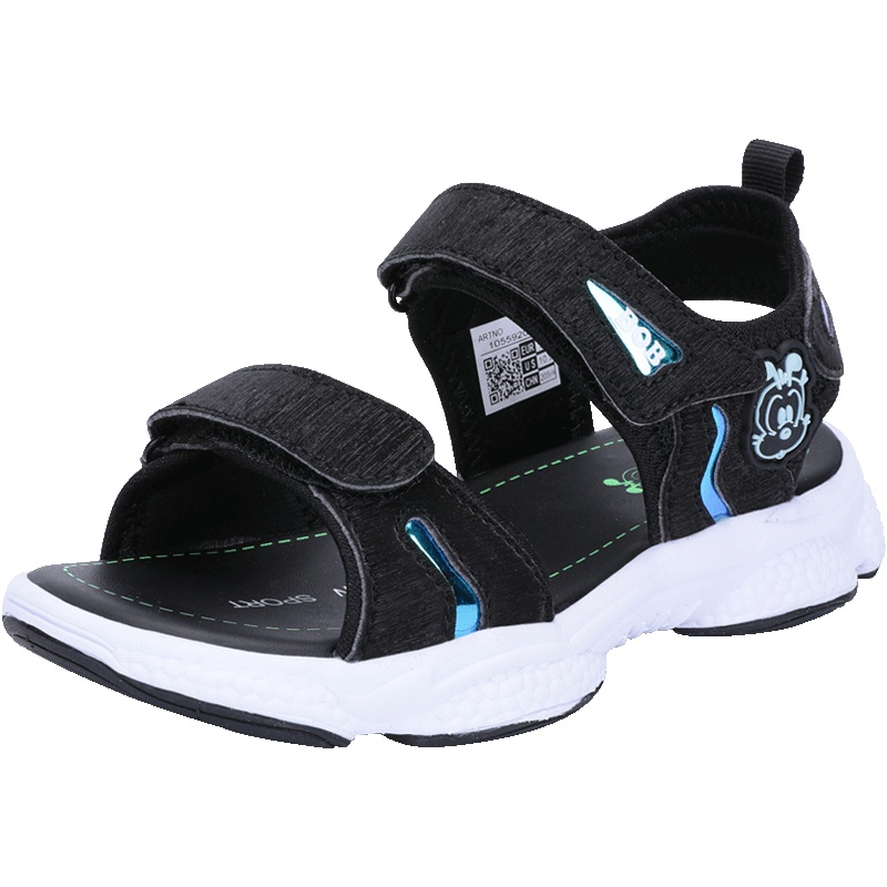 巴布豆童鞋男童凉鞋2019夏季中大童沙滩鞋小男孩儿童鞋子