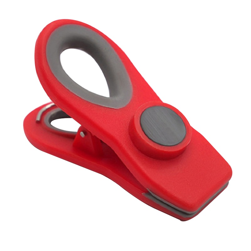 磁性封口夹零食袋塑料夹食品保鲜密封夹磁性冰箱贴塑料袋防潮夹子