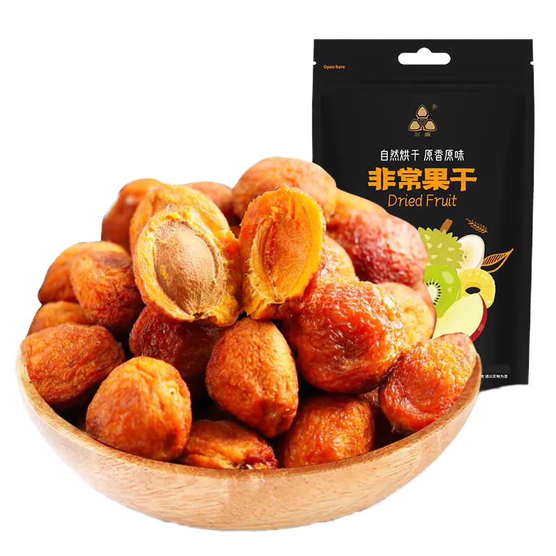 三盾农业 新疆吊干杏 140g/袋 3袋装