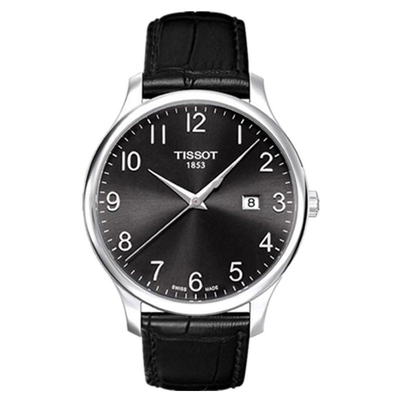 天梭(TISSOT) 俊雅系列 石英表 男 瑞士品牌 带日历 防水男士手表T063.610.16.052.00