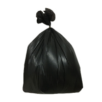 万顺通 垃圾袋大号物业办公加厚平口 黑色塑料袋 黑色 宽90*高125cm左右 （30个/扎）