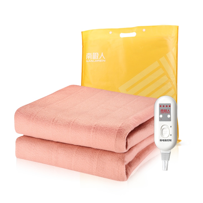 南极人(Nanjiren)电热毯(1.5*0.8米)无纺布加大智能控温自动断电电热垫 学生宿舍家用安全防水暖咖