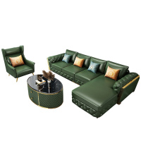 有模有样 美式轻奢真皮沙发头层牛皮客厅意式转角小户型现代简约沙发组合