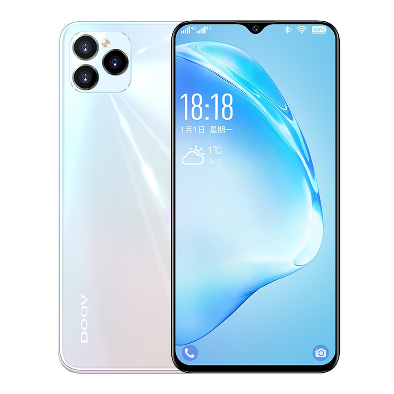 朵唯 M12 Pro 智能手机128G幻彩玻璃6.2英寸水滴全面屏4G全网通游戏超薄老人学生双卡双待