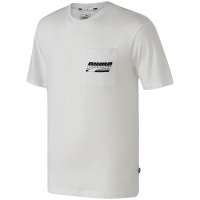 PUMA彪马男装运动服休闲服圆领小LOGO短袖T恤84463402