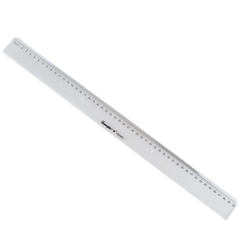 广博(GuangBo) CB5662 50cm 直尺 50cm 透明(单位 :把)