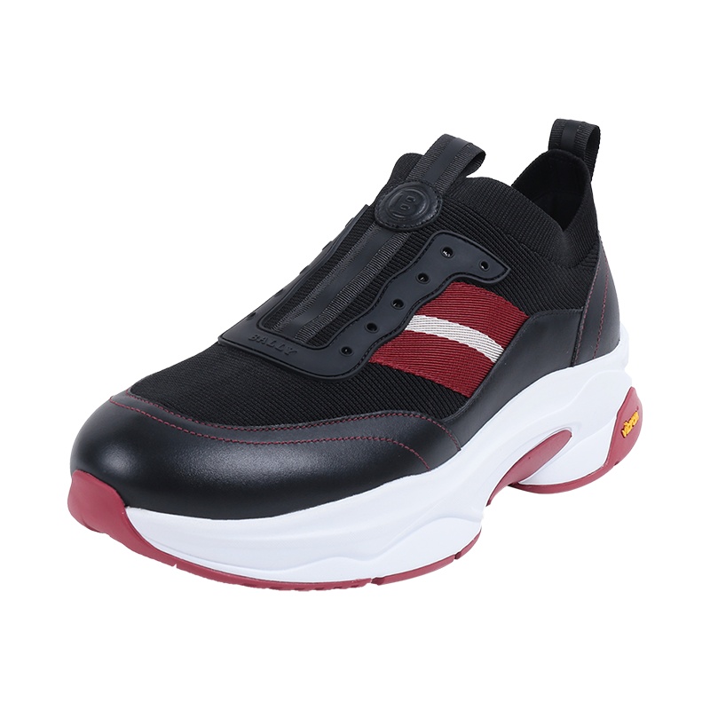 巴利 BALLY 男士 织物配皮休闲运动鞋VROK T