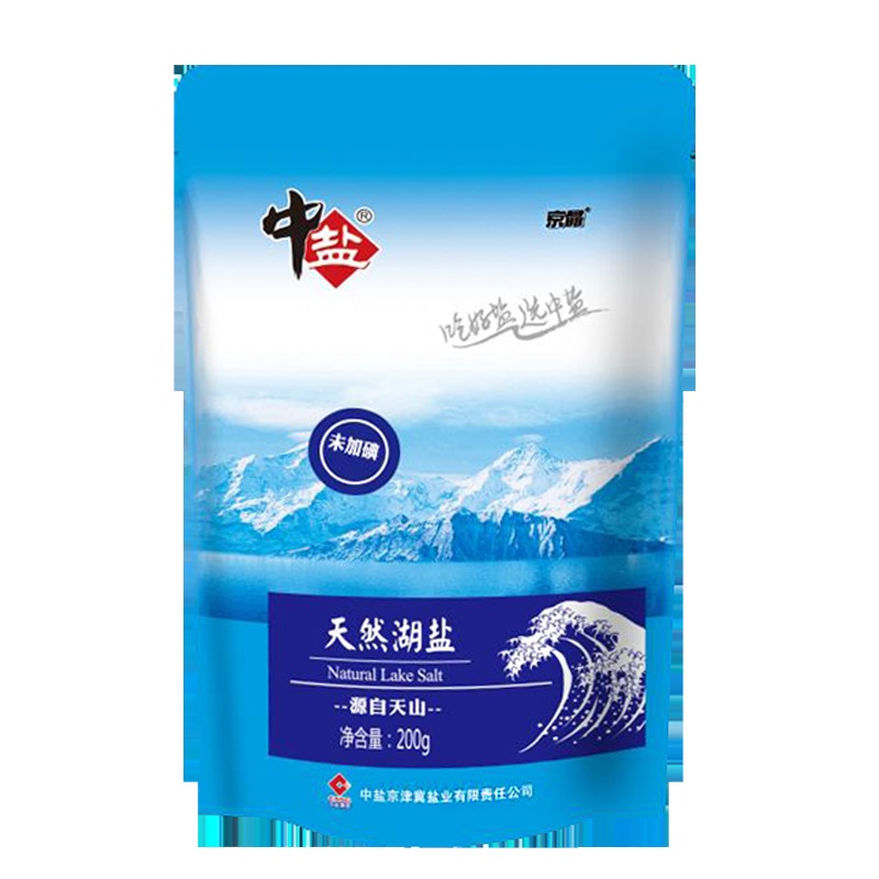 晋唐中盐天然湖盐200g/袋(50袋起发)