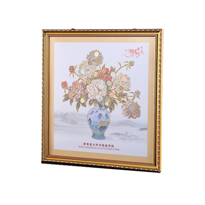 SCP SCP0105 花卉纪念币壁挂壁画装饰画 (个)