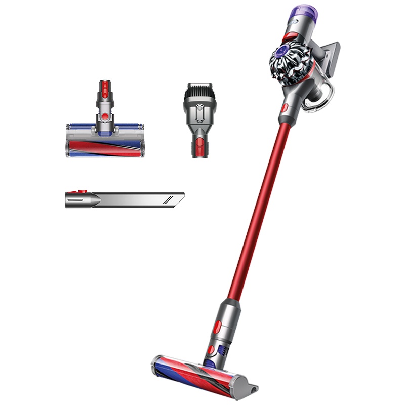 戴森(DYSON)吸尘器 V8 slim fluffy 家用除螨 3吸头 家用手持无线大功率吸尘器