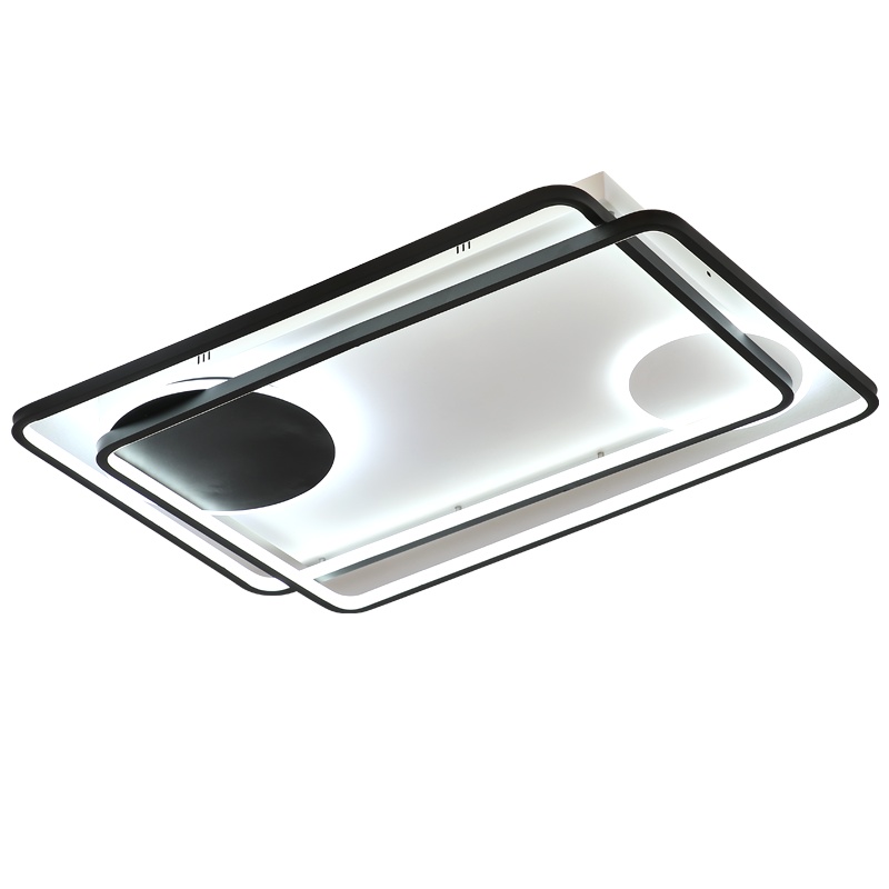 品拓(PINTUO)灯具客厅灯长方形简约现代卧室灯吸顶灯北欧风led大厅餐厅卧室书房铁艺灯饰