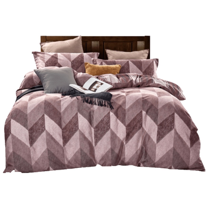 维科家纺美式宫廷风60S莱赛尔双面天丝数码印花四件套件专柜同步