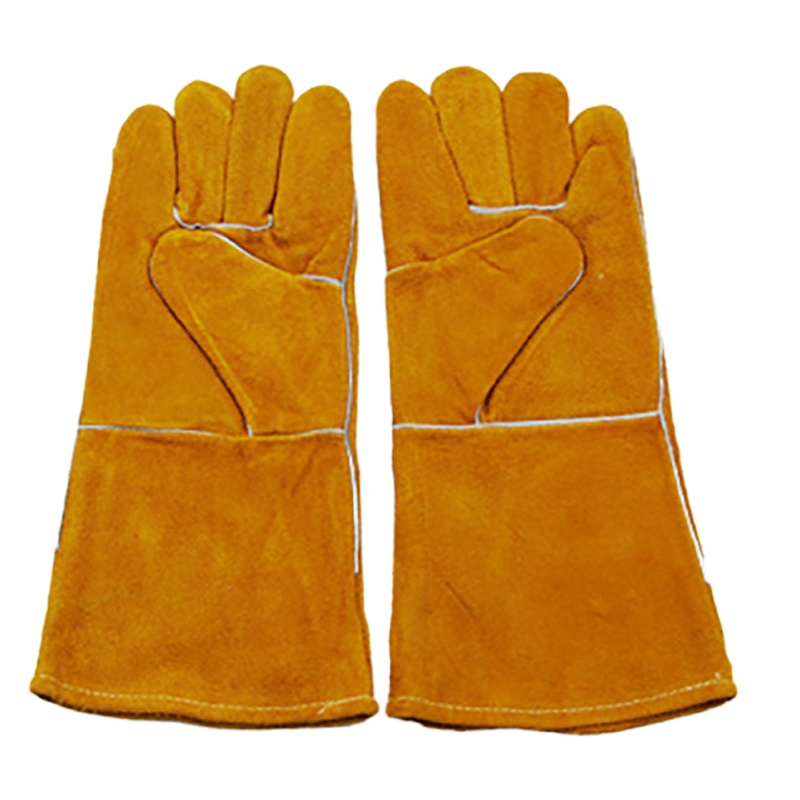 企购优品 五象 牛皮袖 电焊手套 长袖电焊 防火防烫 单位:双
