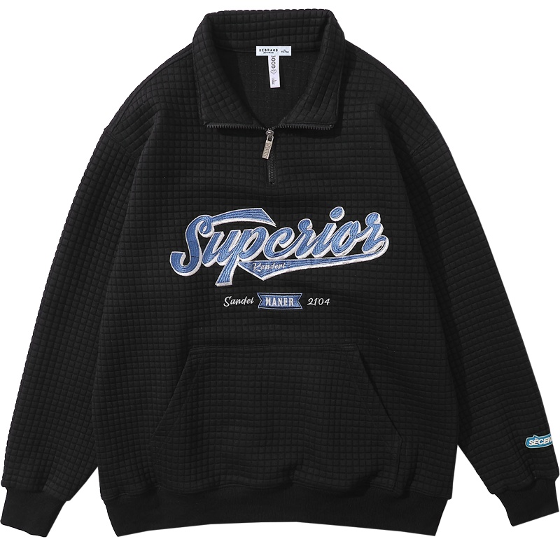 DEBRAND卫衣男春秋ins潮牌情侣装韩版印花高街宽松打底衫休闲长袖