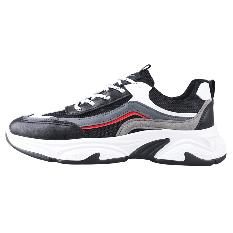 双星运动鞋男款春季低帮透气增高潮流男鞋