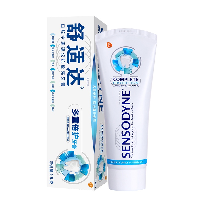 [苏宁易购超市]舒适达全方位防护劲爽薄荷牙膏